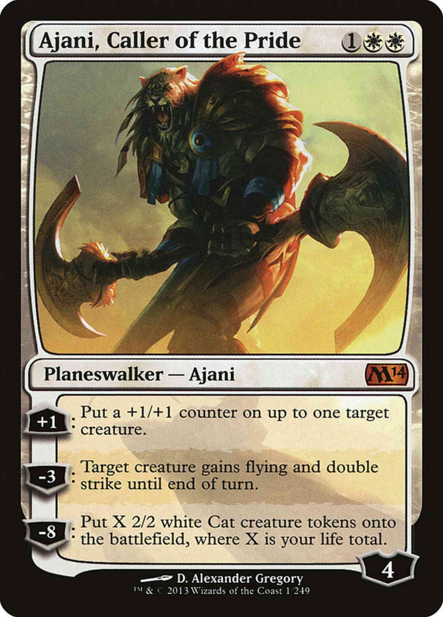 Ajani, Caller of the Pride [Magic 2014] [Non-Foil]