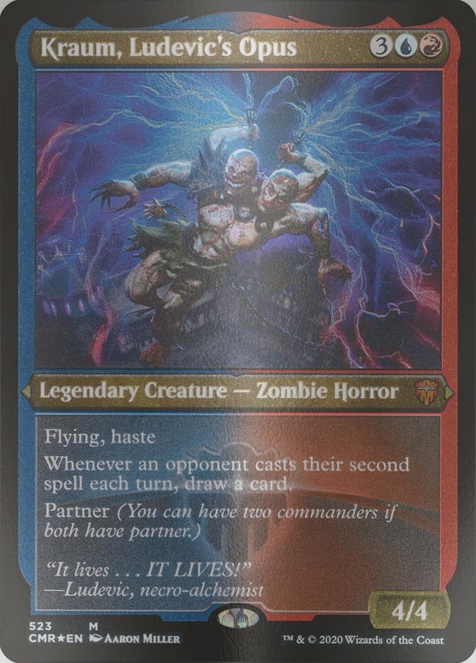 Kraum, Ludevic's Opus [523] [Commander Legends] [Etched Foil]