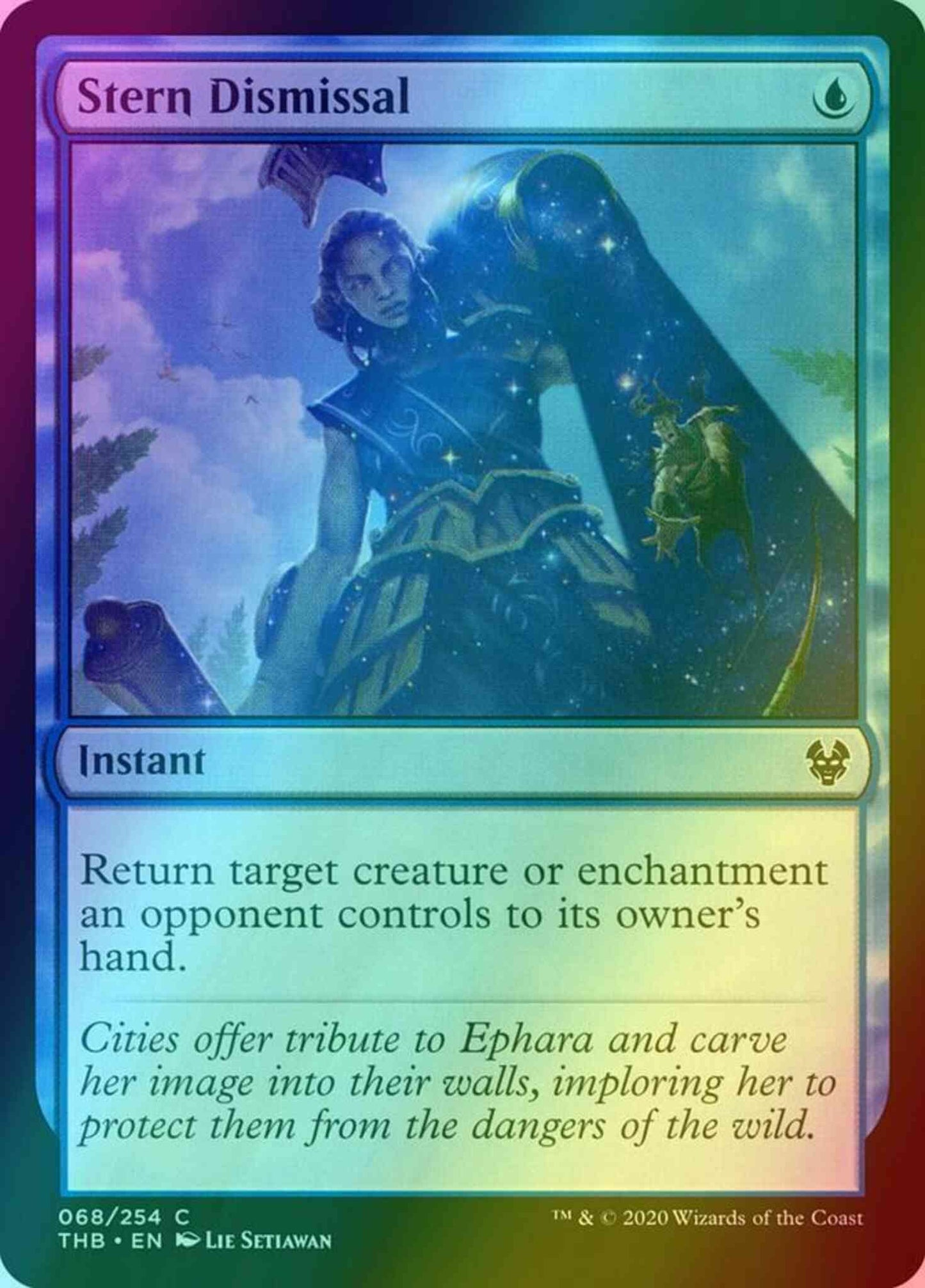 Stern Dismissal [68] [Theros Beyond Death] [Foil]