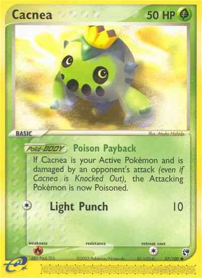 Cacnea - 57/100 - Common [ex2-57] [Reverse Holo]