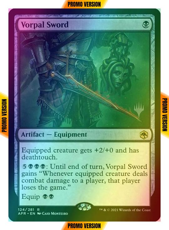 Vorpal Sword [Promo Pack] [124p] [Adventures in the Forgotten Realms Promos] [Foil]