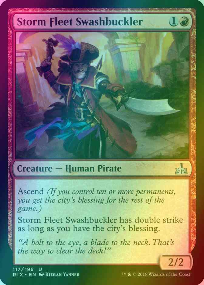 Storm Fleet Swashbuckler [117] [Rivals of Ixalan] [Foil]