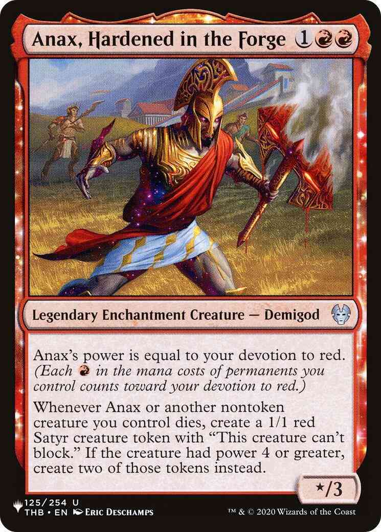 Anax, Hardened in the Forge [THB-125] [The List] [Non-Foil]