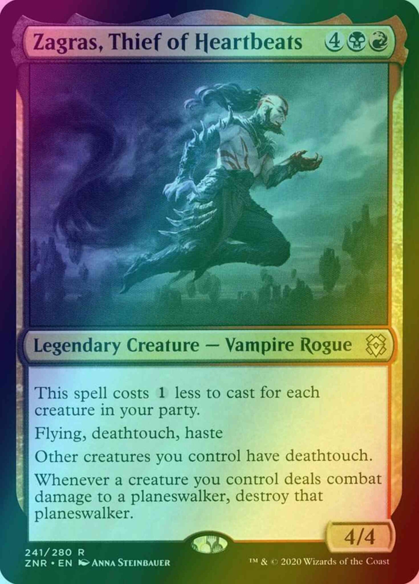 Zagras, Thief of Heartbeats [241] [Zendikar Rising] [Foil]