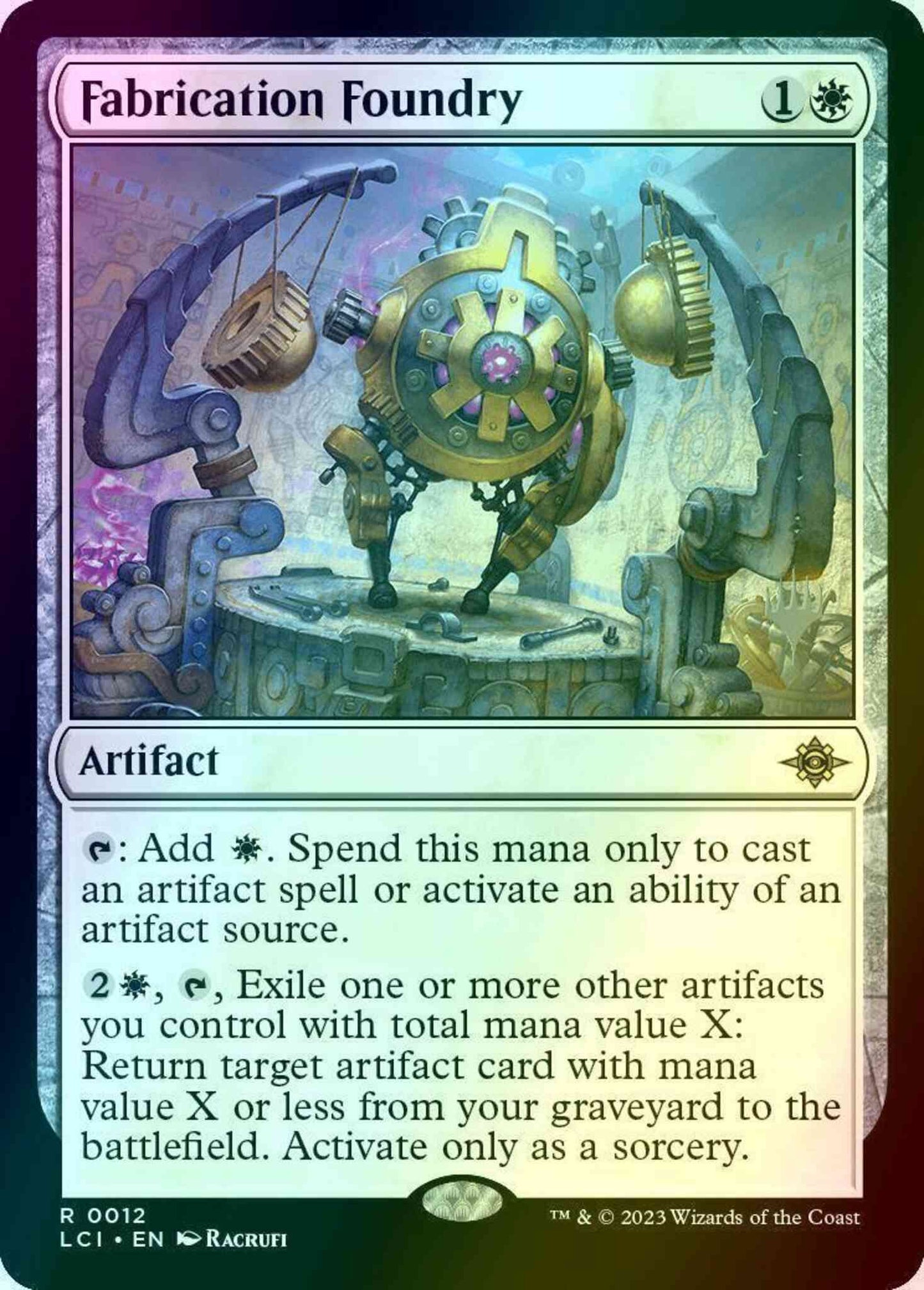 Fabrication Foundry [12p] [Promo Pack] [The Lost Caverns of Ixalan: Promos] [Foil]
