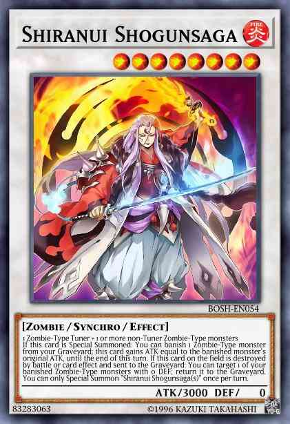Shiranui Shogunsaga - BOSH-EN054 - Ultra Rare - Unlimited