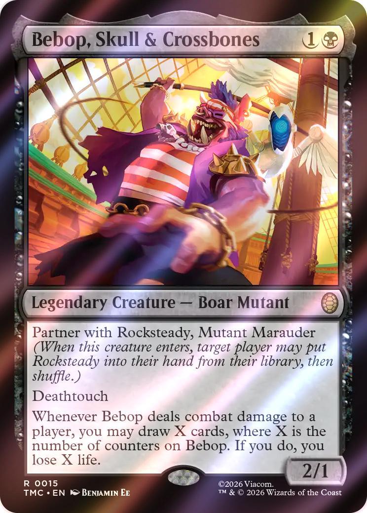 Bebop, Skull & Crossbones [15] [Teenage Mutant Ninja Turtles Eternal] [Surge Foil]