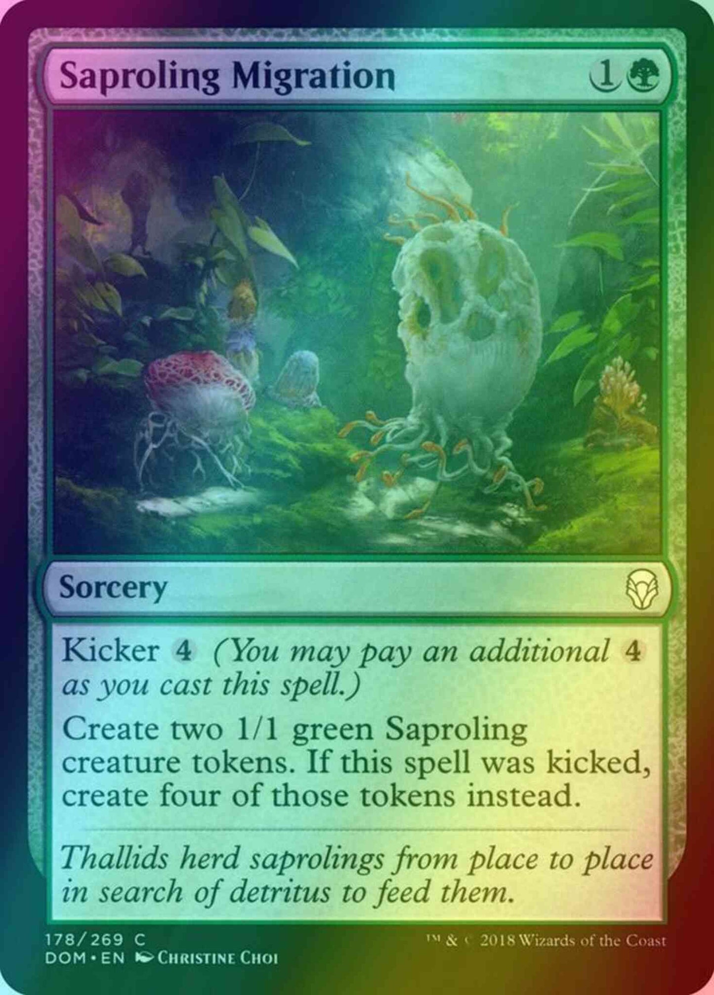 Saproling Migration [178] [Dominaria] [Foil]
