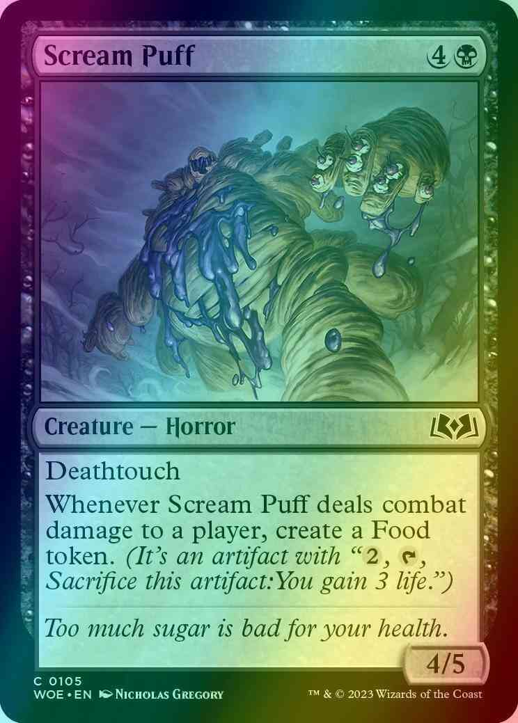 Scream Puff [105] [Wilds of Eldraine] [Foil]