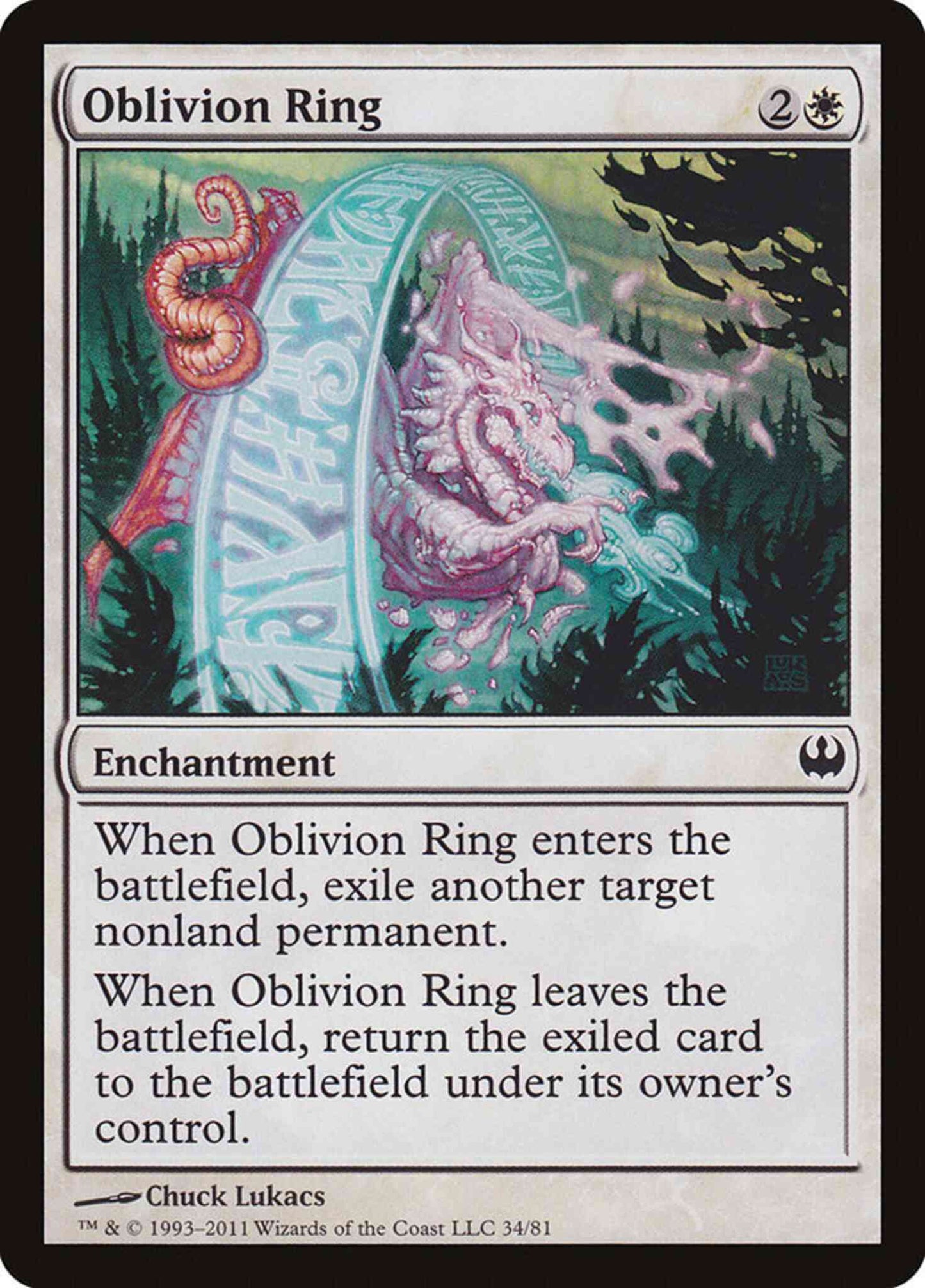 Oblivion Ring [34] [Duel Decks: Knights vs. Dragons] [Non-Foil]