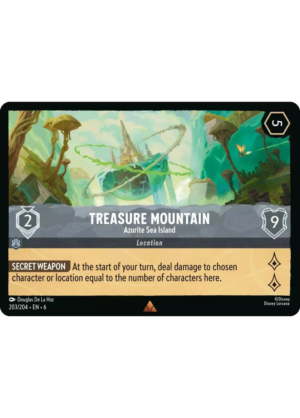 Treasure Mountain - Azurite Sea Island - 203/204 [Azurite Sea] [Non-Foil]