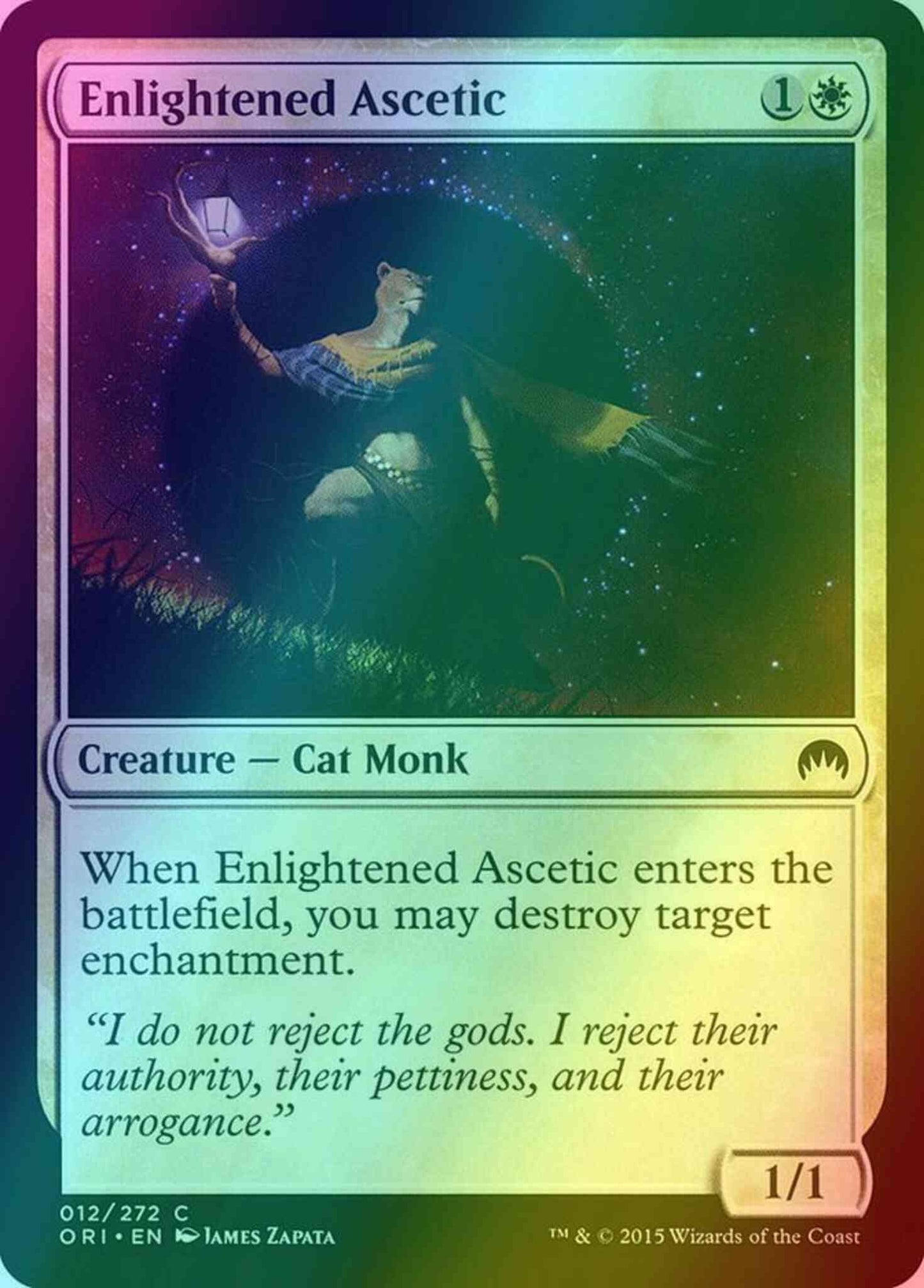 Enlightened Ascetic [12] [Magic Origins] [Foil]