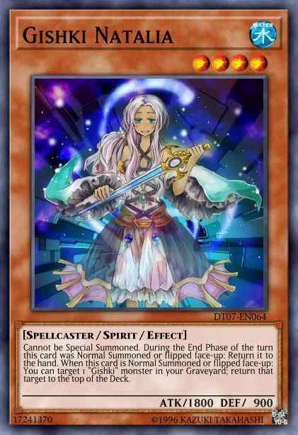 Gishki Natalia - DT07-EN064 - Duel Terminal Rare Parallel Rare - Duel Terminal