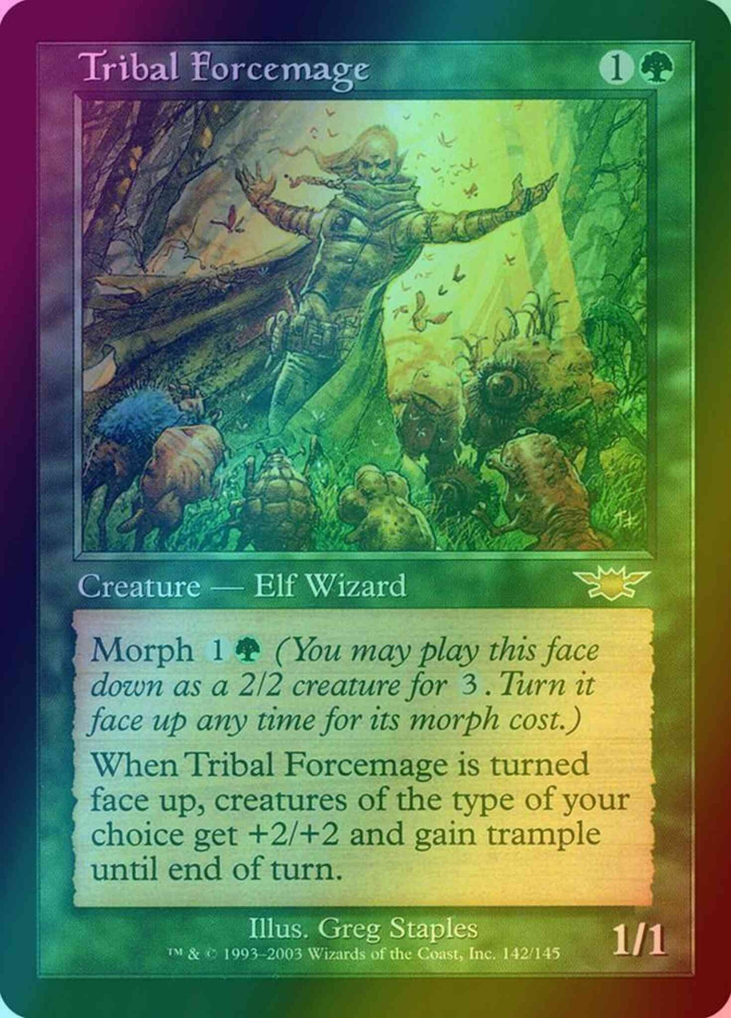 Tribal Forcemage [142] [Legions] [Foil]