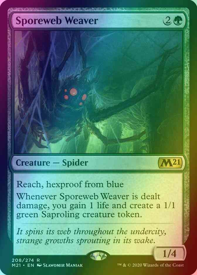 Sporeweb Weaver [208] [Core Set 2021] [Foil]
