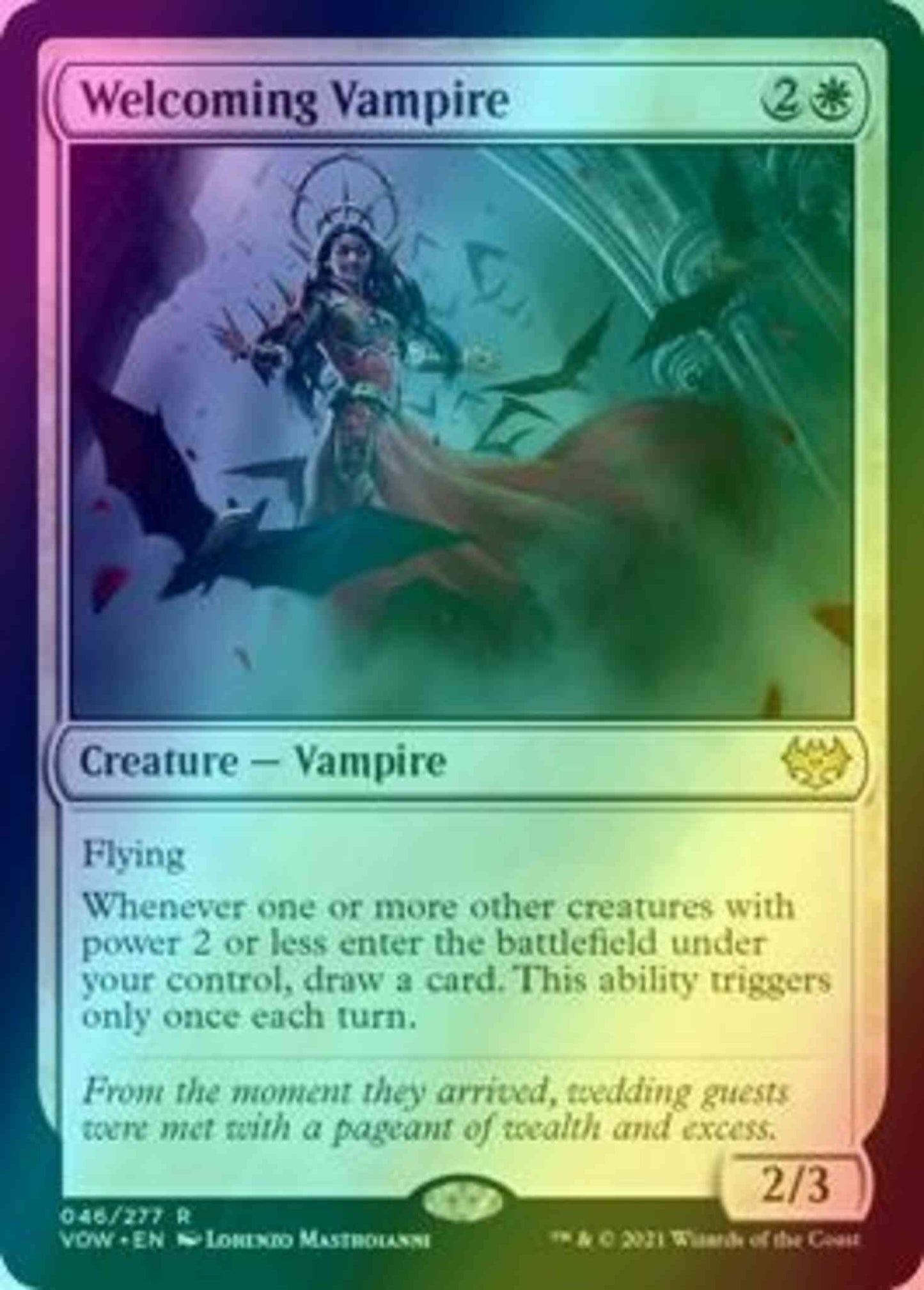 Welcoming Vampire [46] [Innistrad: Crimson Vow] [Foil]