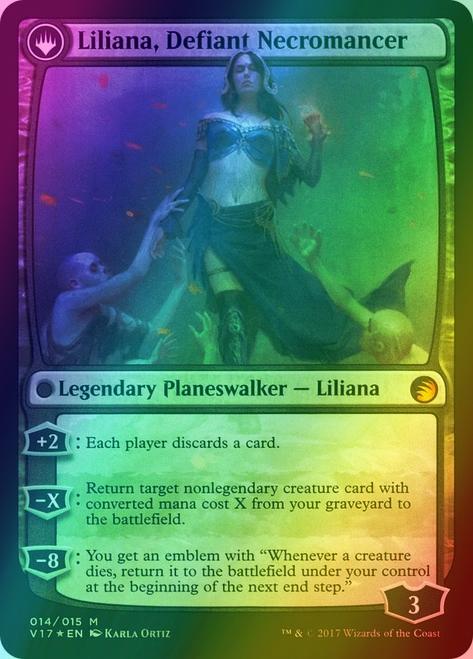 Liliana, Heretical Healer // Liliana, Defiant Necromancer [14] [From the Vault: Transform] [Foil]