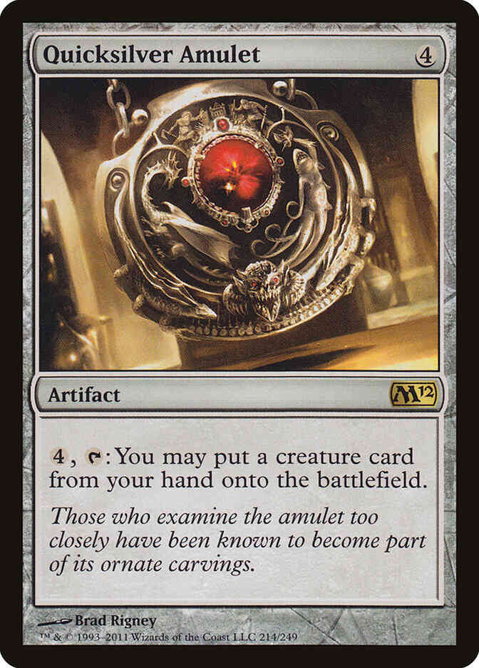 Quicksilver Amulet [214] [Magic 2012] [Non-Foil]