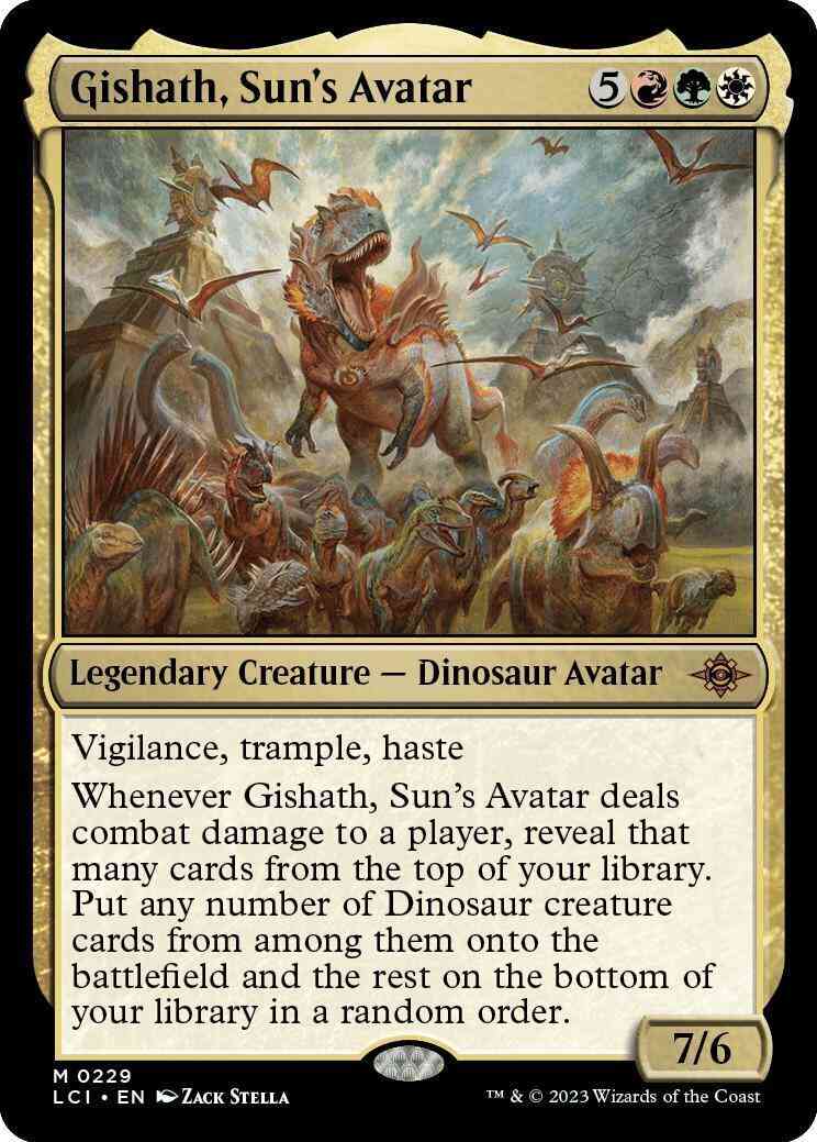Gishath, Sun's Avatar [229] [The Lost Caverns of Ixalan] [Non-Foil]