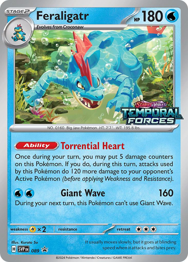 Feraligatr - 089 - Promo [Prerelease] [svp-089] [Holo]
