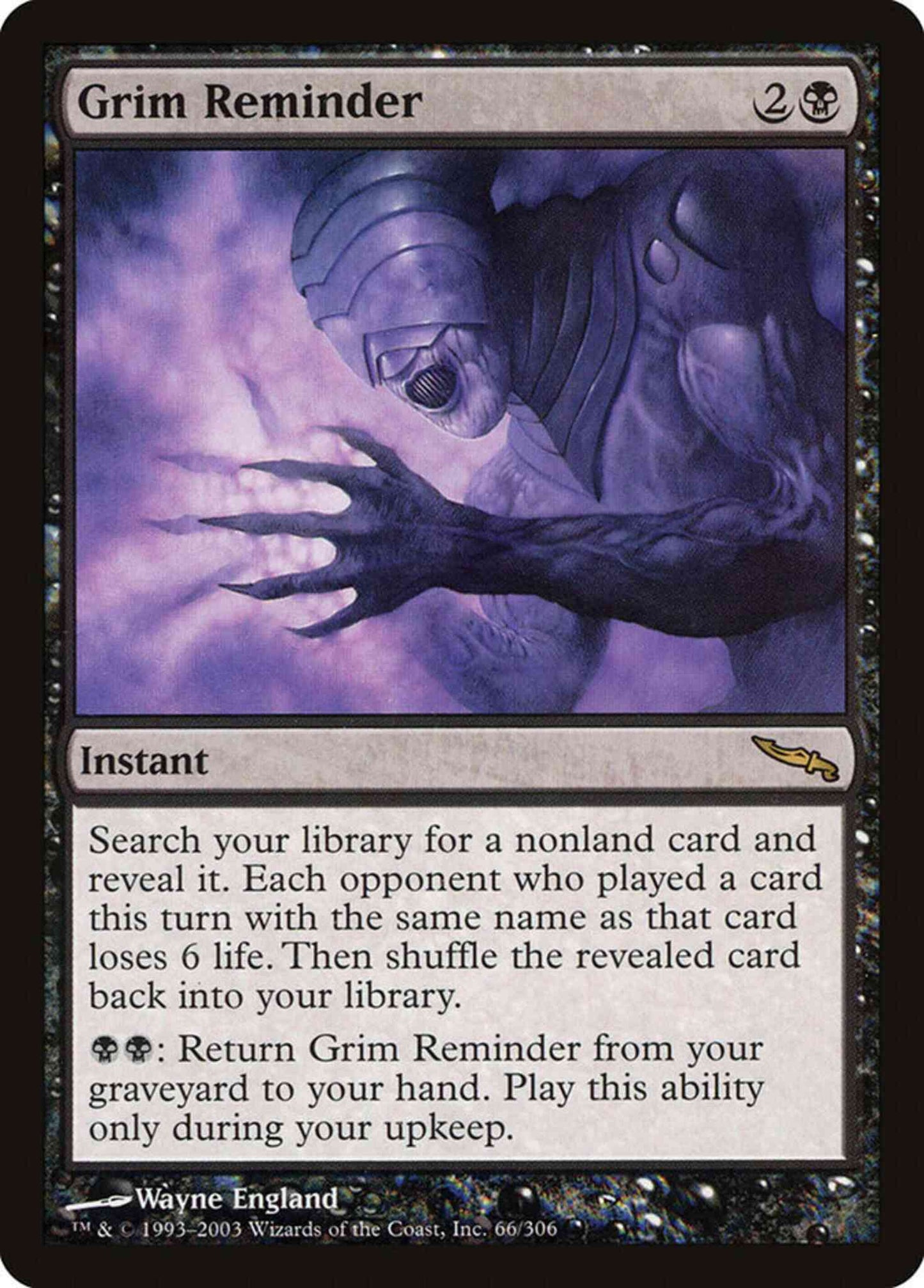 Grim Reminder [66] [Mirrodin] [Non-Foil]