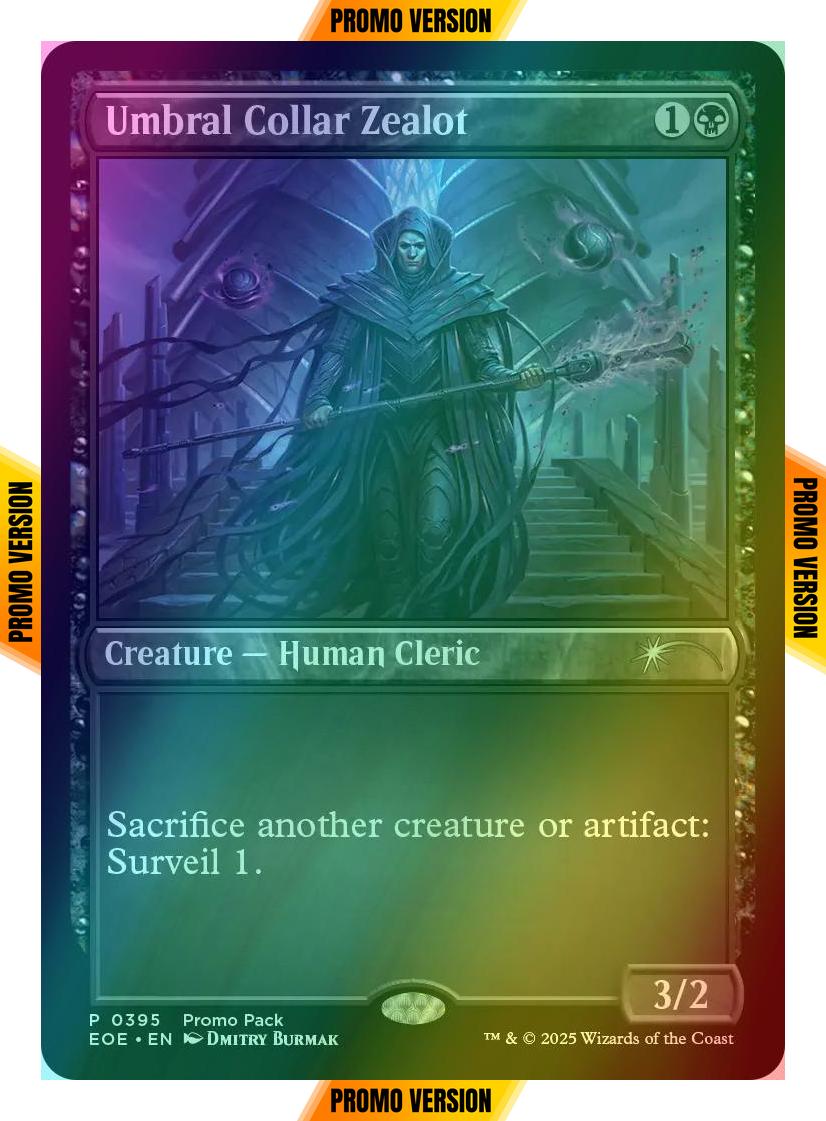 Umbral Collar Zealot [395] [Dark Frame Promo Pack] [Edge of Eternities] [Foil]