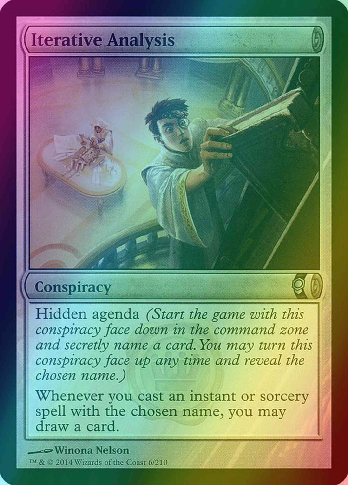Iterative Analysis [6] [Conspiracy] [Foil]