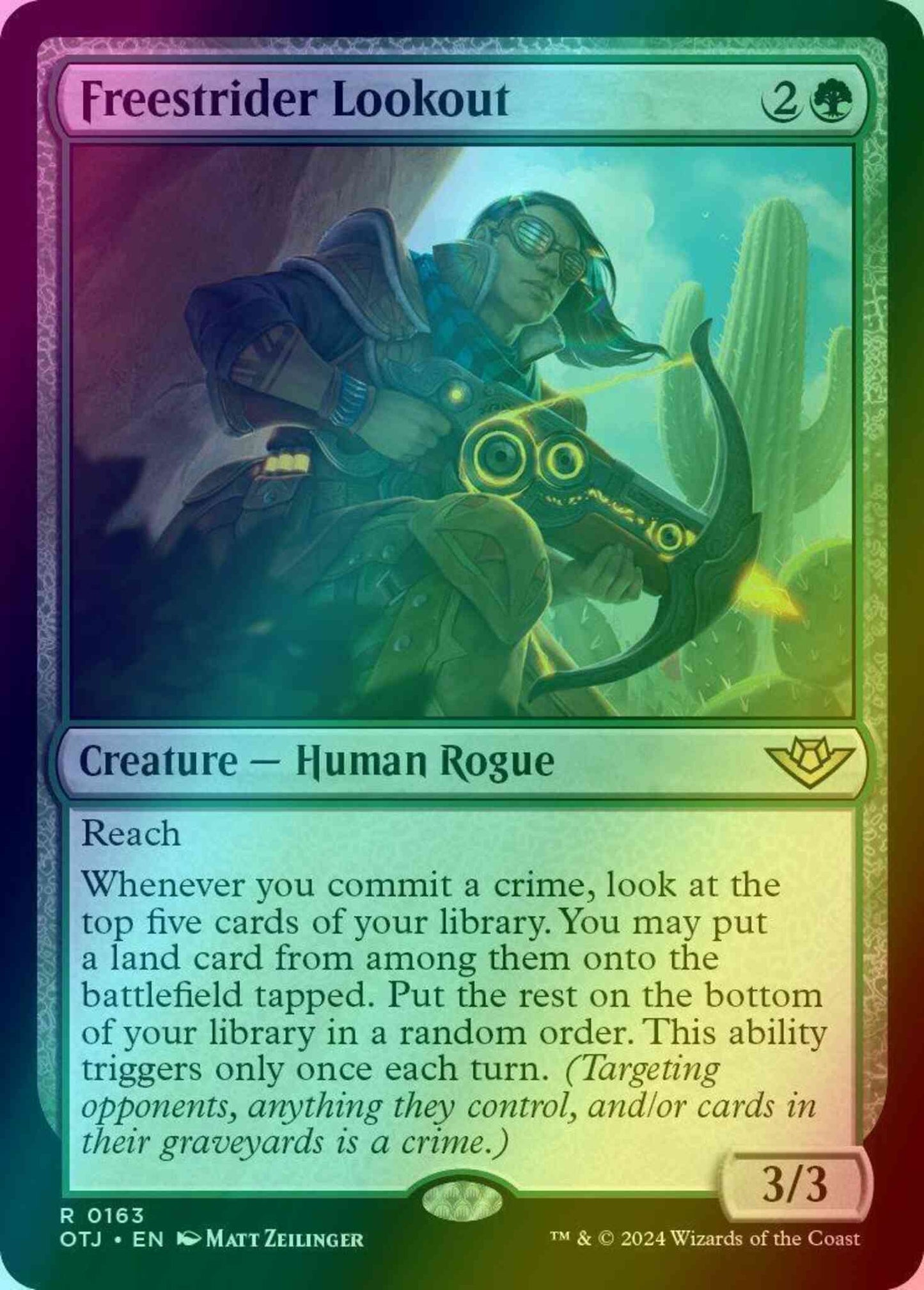 Freestrider Lookout [163] [Outlaws of Thunder Junction] [Foil]