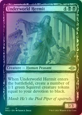 Underworld Hermit [347] [Sketch Showcase] [Modern Horizons 2] [Foil]