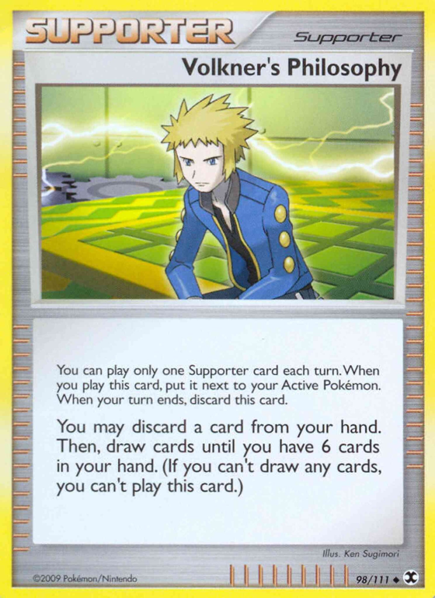 Volkner's Philosophy - 98/111 - Uncommon [pl2-98] [Non-Holo]