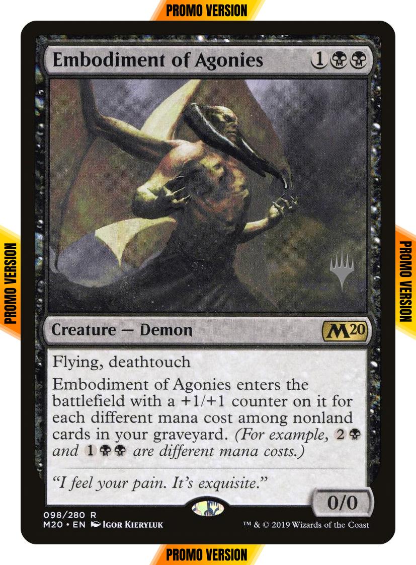 Embodiment of Agonies [98p] [Promo Pack] [Core Set 2020 Promos] [Non-Foil]