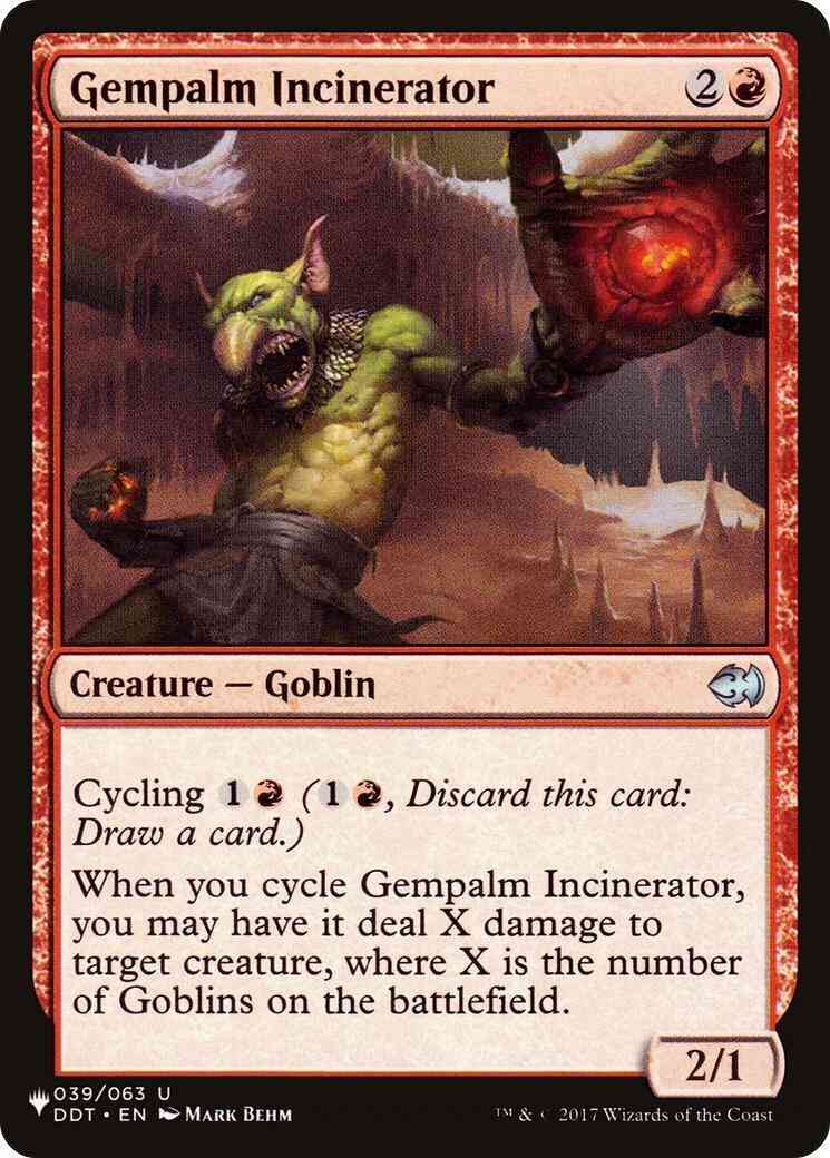 Gempalm Incinerator [DDT-39] [The List] [Non-Foil]