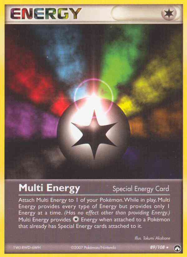 Multi Energy - 89/108 - Rare [ex16-89] [Non-Holo]