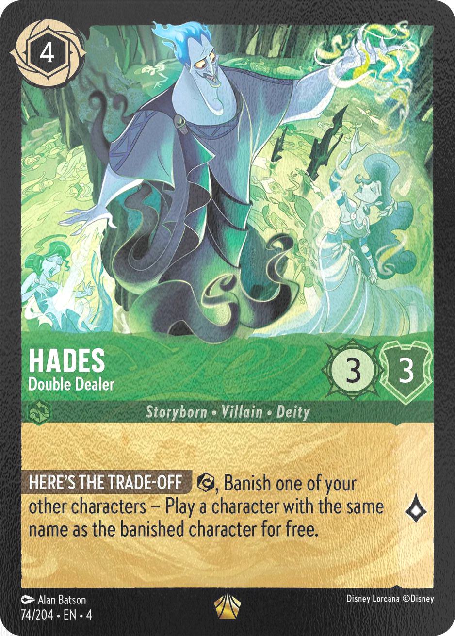 Hades - Double Dealer - 74/204 [Ursula's Return] [Cold Foil]