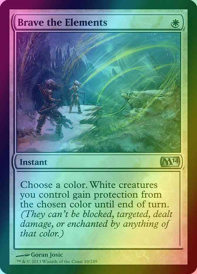 Brave the Elements [10] [Magic 2014] [Foil]