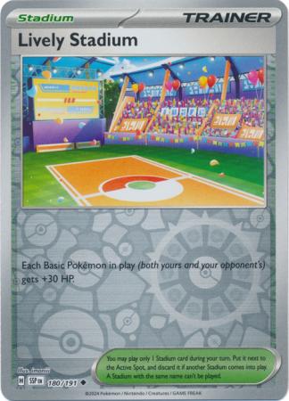 Lively Stadium - 180/191 - Uncommon [sv08-180] [Reverse Holo]