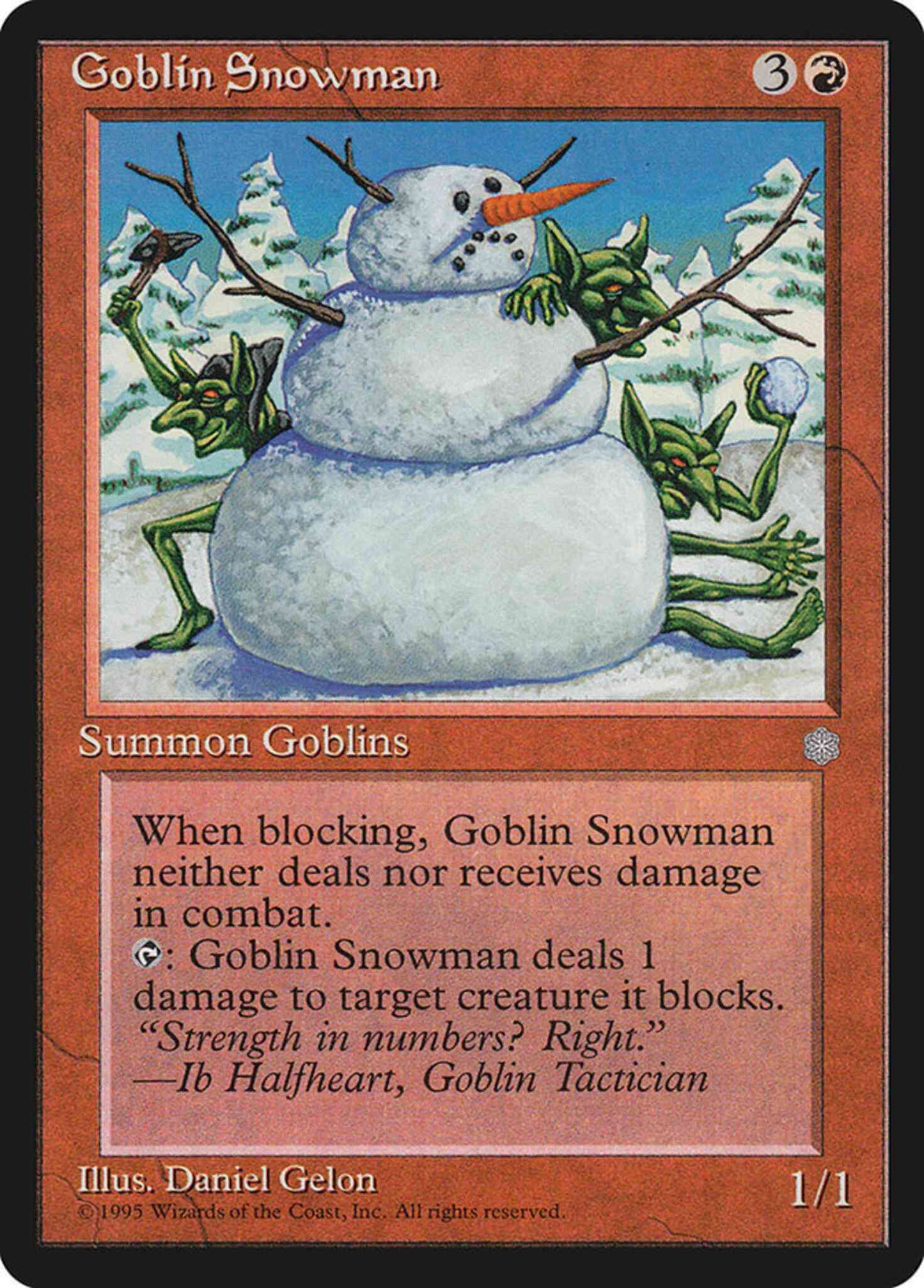 Goblin Snowman [191] [Ice Age] [Non-Foil]