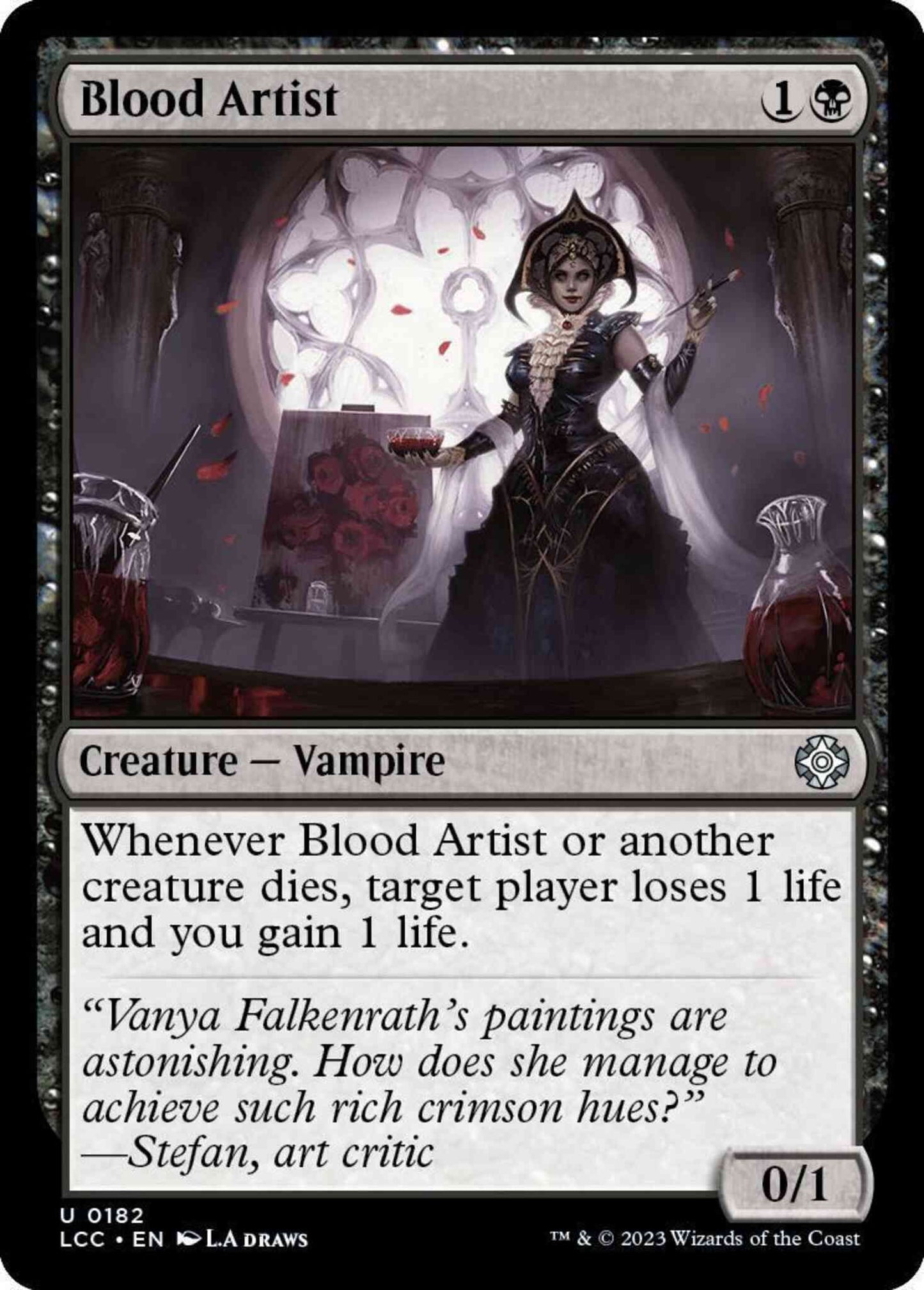 Blood Artist [182] [The Lost Caverns of Ixalan: Commander] [Non-Foil]