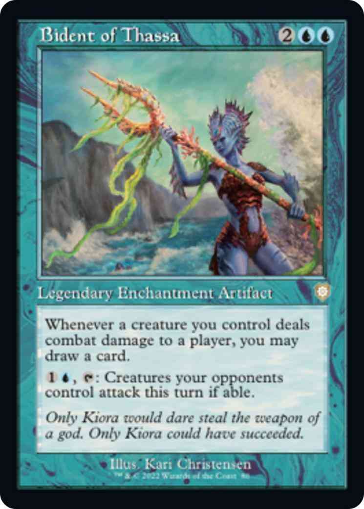 Bident of Thassa [80] [Retro Frame] [The Brothers' War: Commander] [Non-Foil]