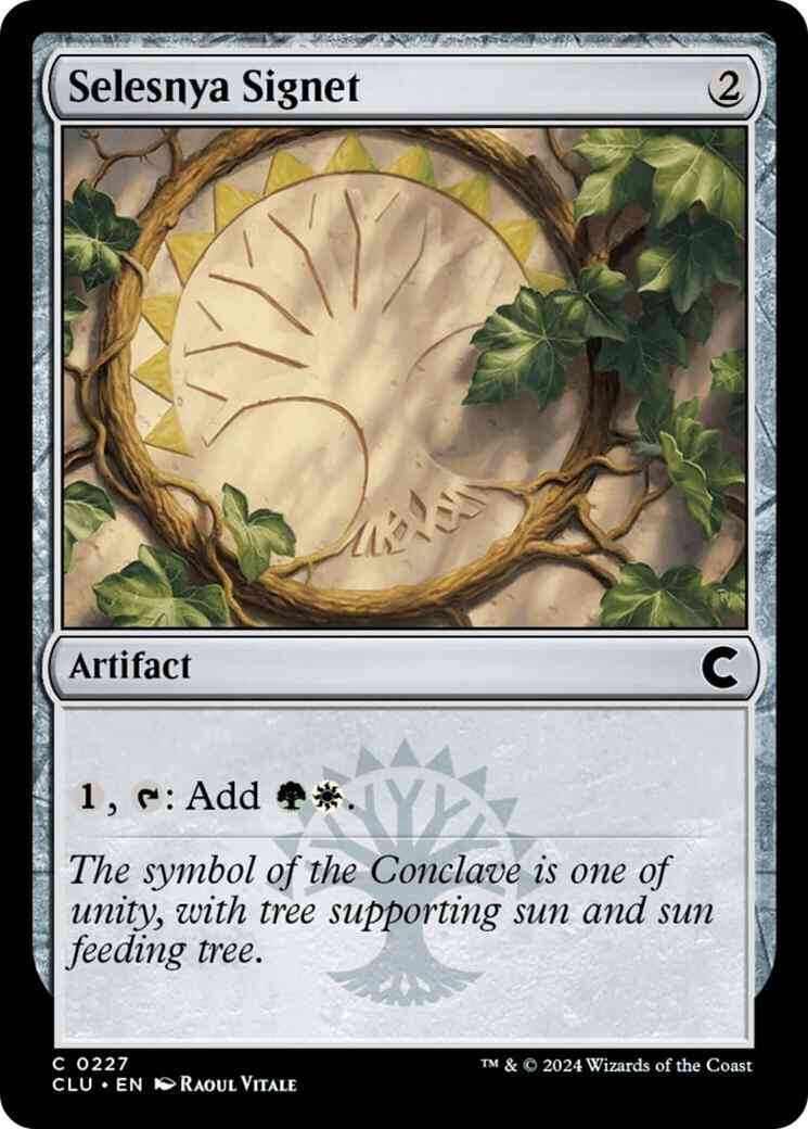Selesnya Signet [227] [Ravnica: Clue Edition] [Non-Foil]