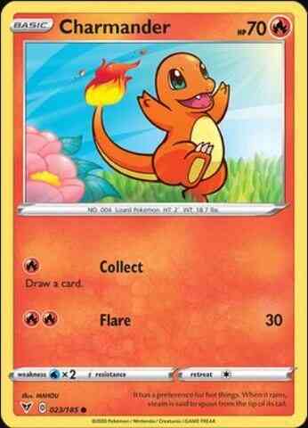 Charmander - 023/185 - Common [swsh4-023] [Reverse Holo]