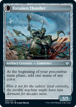 Foreboding Statue // Forsaken Thresher [256] [Innistrad: Crimson Vow] [Non-Foil]