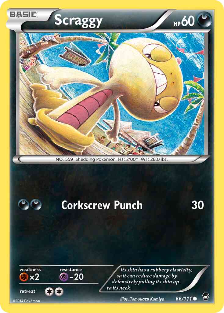 Scraggy - 66/111 - Common [xy3-66] [Non-Holo]