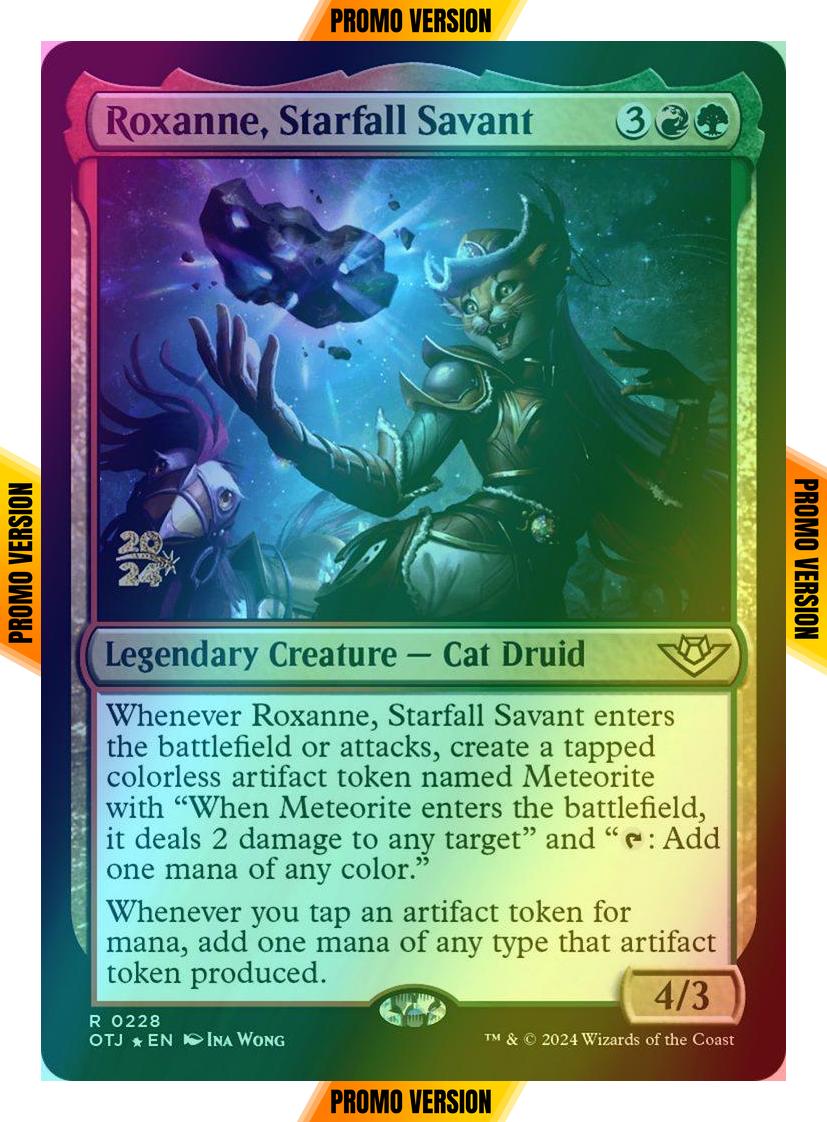 Roxanne, Starfall Savant [228s] [Prerelease] [Outlaws of Thunder Junction: Promos] [Foil]