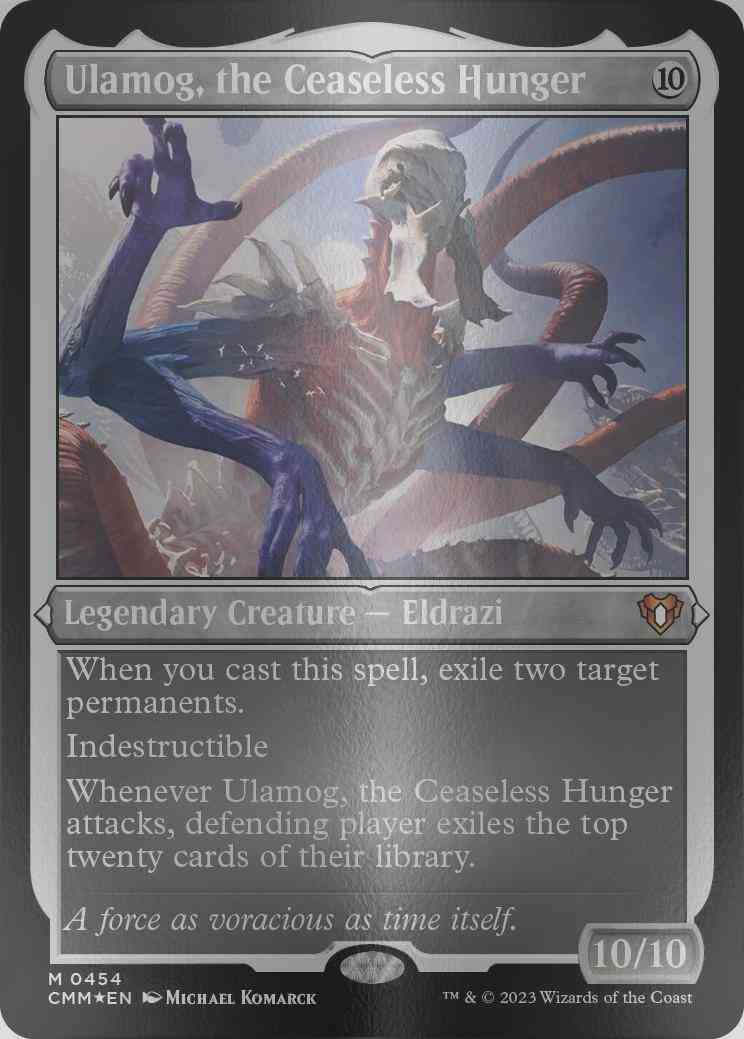 Ulamog, the Ceaseless Hunger [454] [Commander Masters] [Etched Foil]