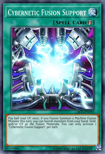 Cybernetic Fusion Support - MP16-EN042 - Common - 1st Edition