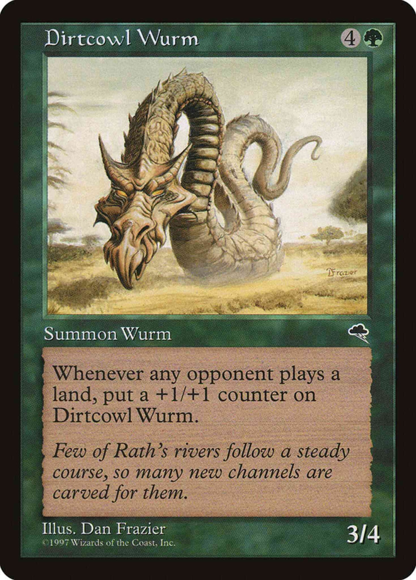 Dirtcowl Wurm [221] [Tempest] [Non-Foil]