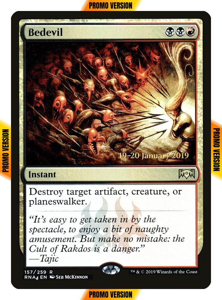 Bedevil [157s] [Ravnica Allegiance Promos] [Foil]
