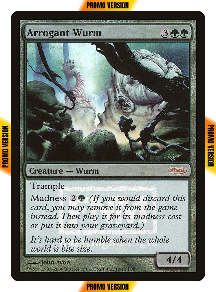 Arrogant Wurm [10] [Friday Night Magic 2006] [Foil]