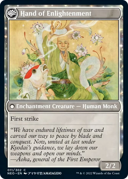 Era of Enlightenment // Hand of Enlightenment [11] [Kamigawa: Neon Dynasty] [Non-Foil]